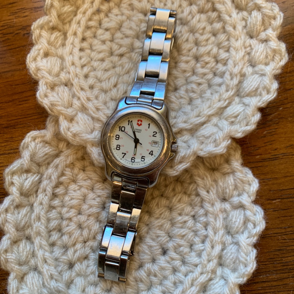 HP🪩 Vintage Swiss Army Stainless Steel Watch
